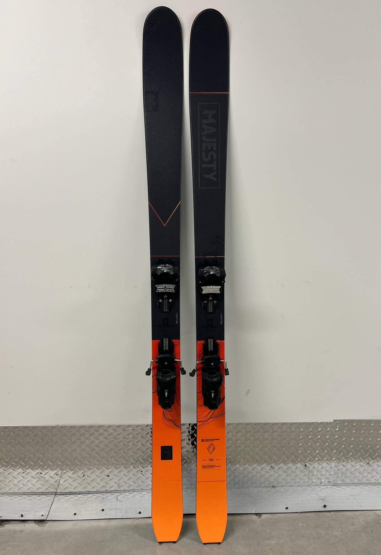 MAJESTY DESTROYER CARBON 182cm テレマーク　スキー MAJESTY Havoc 100 Carbon 182 cm Demo Skis – gently used