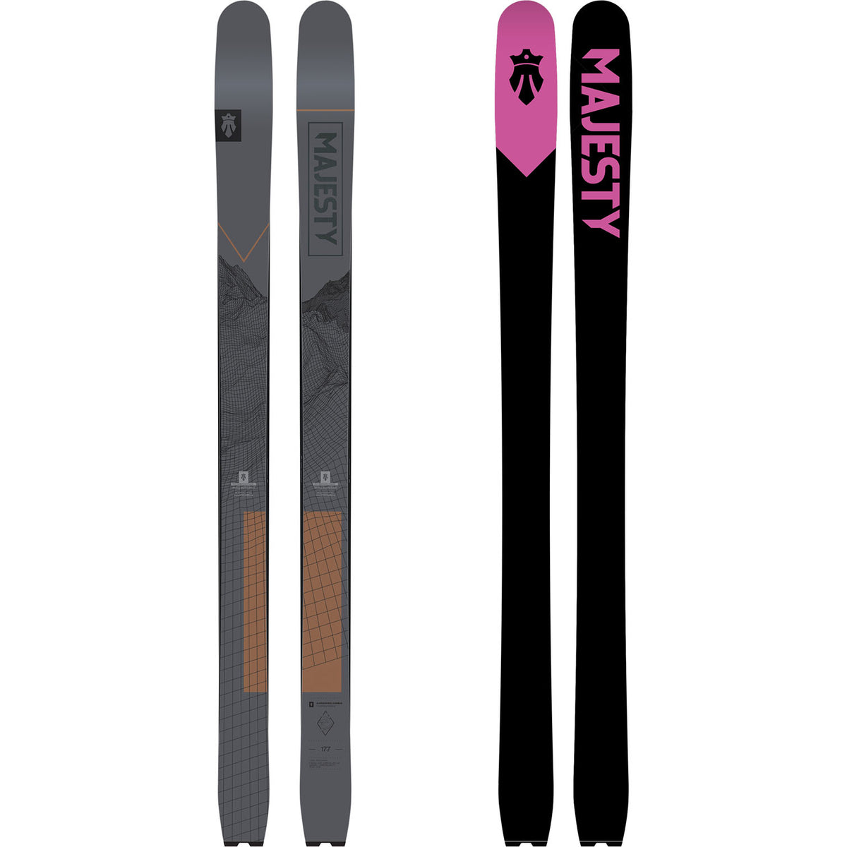 Majesty Superpatrol Carbon lightweight touring skis MAJESTY SKIS USA