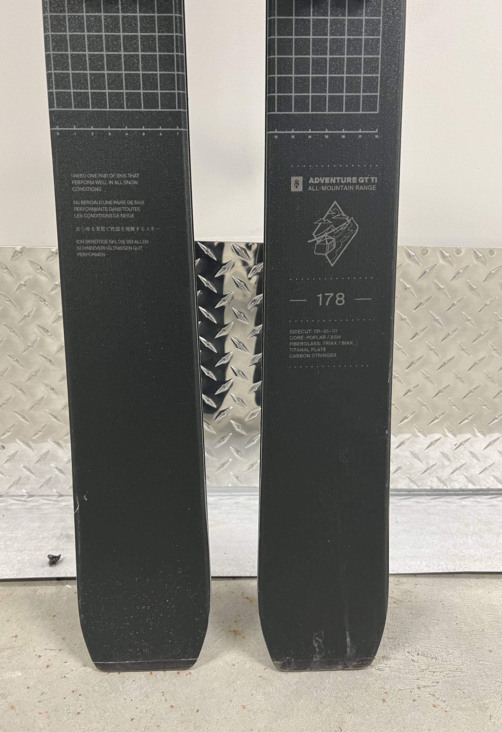 Adventure GT Ti | 178 cm Demo Skis | Gently Used