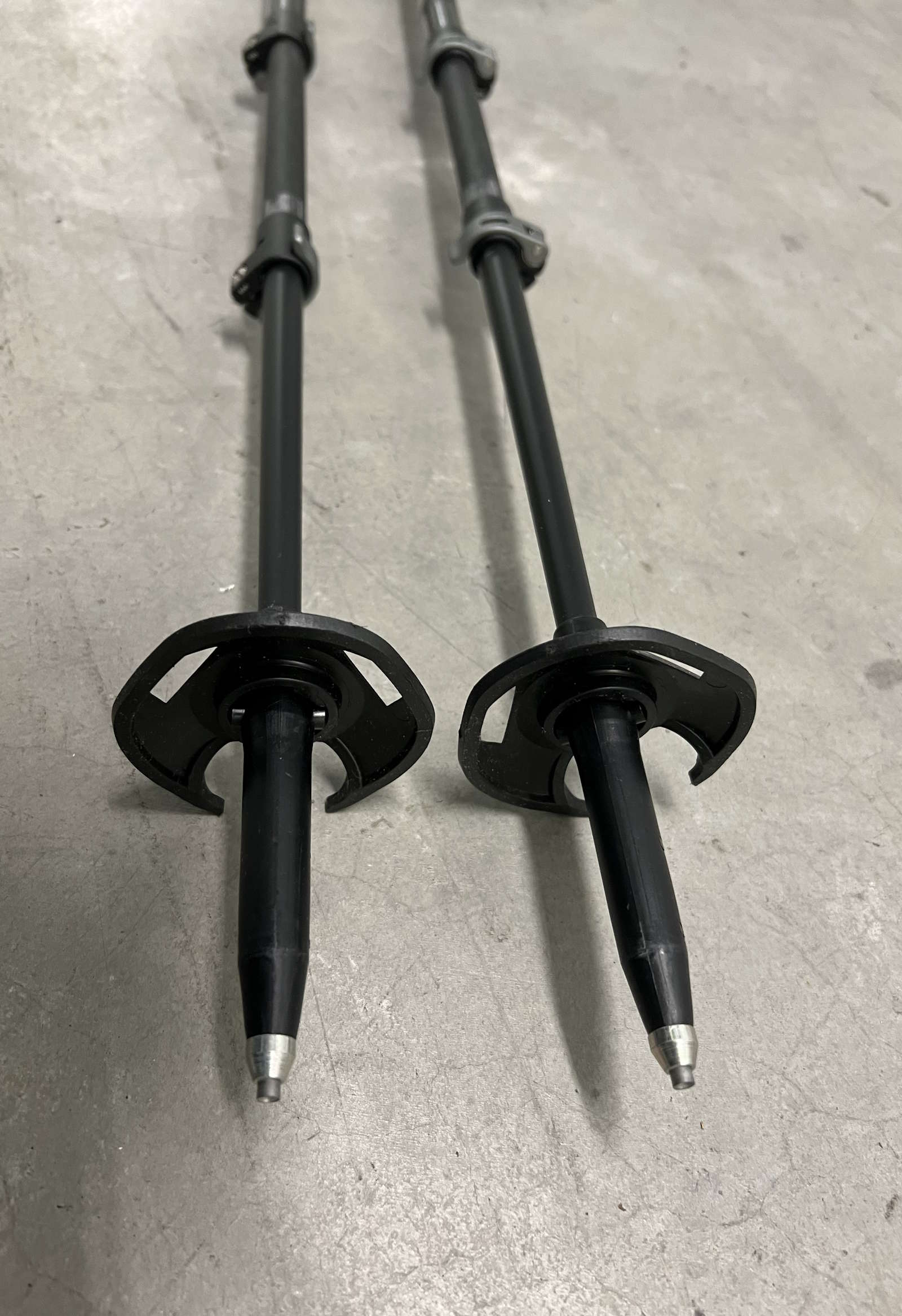 Carbon Touring Ski Poles | 3p Telescopic | 231 grams - Rep Sample - Majesty Skis | USA