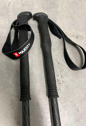 Carbon Touring Ski Poles | 3p Telescopic | 231 grams - Rep Sample