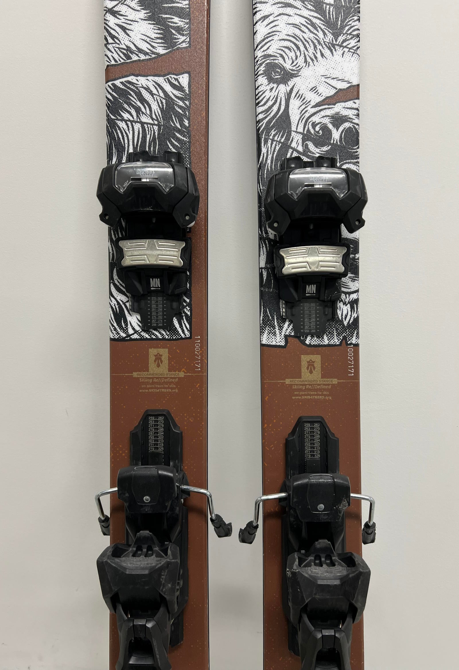 Dirty Bear XL Demo Skis – gently used