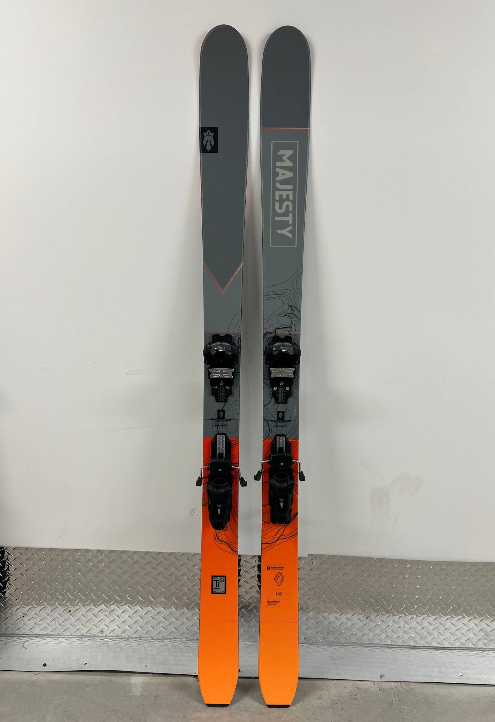 MAJESTY Havoc 100 Ti  182 cm Demo Skis – gently used - Majesty Skis | USA