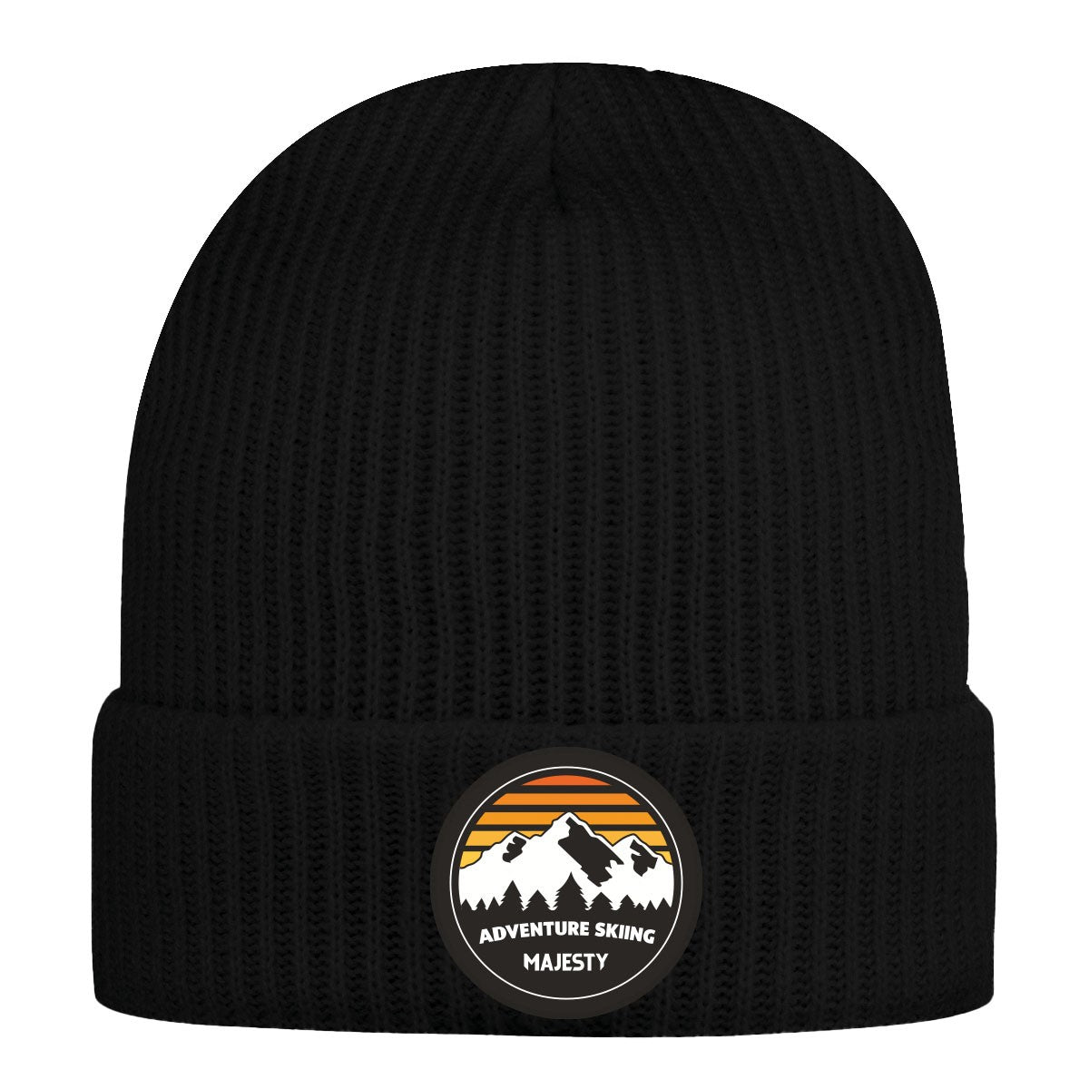 MAJESTY - Classic Beanie Hat - Black - Majesty Skis | USA
