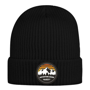 MAJESTY - Classic Beanie Hat - Black - Majesty Skis | USA