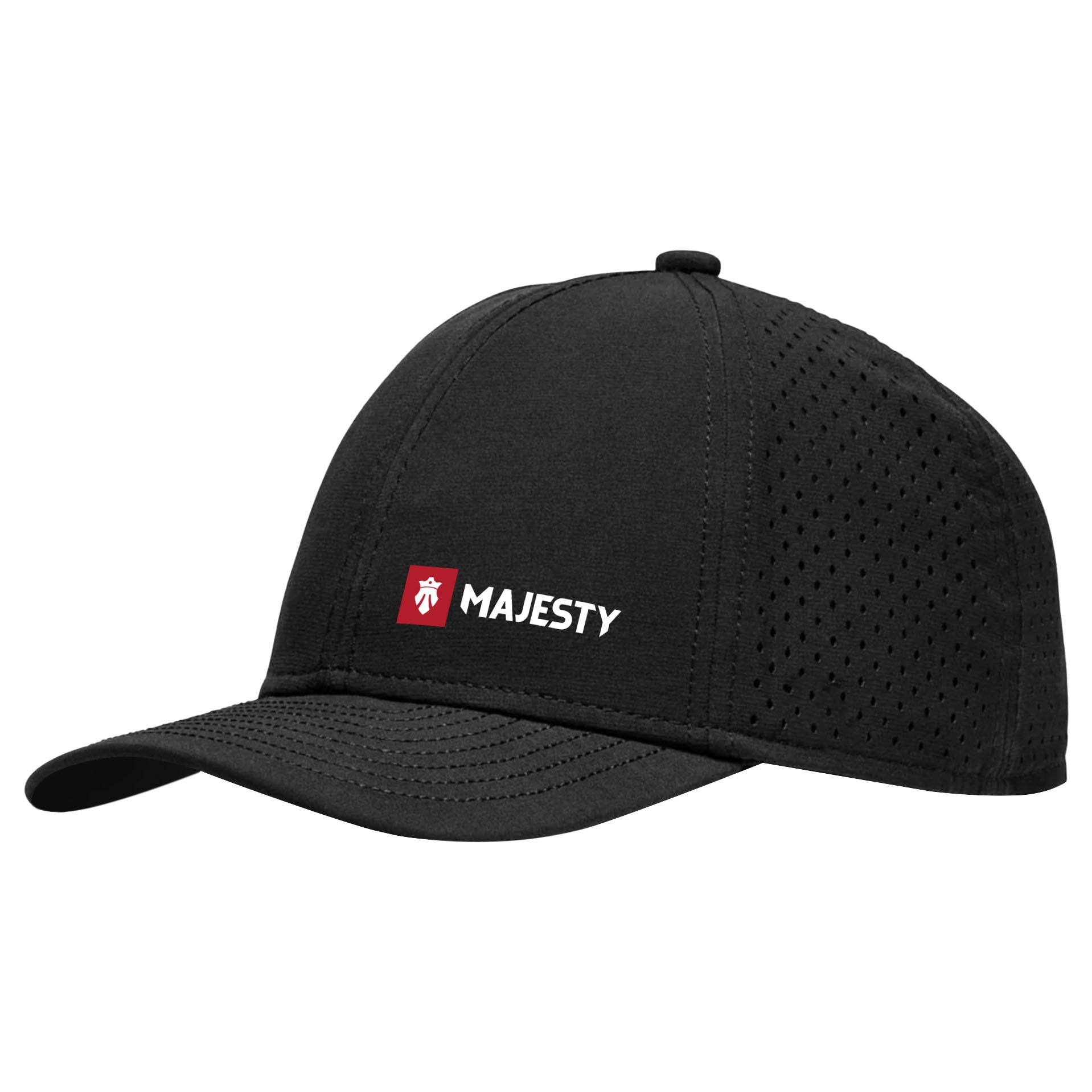 MAJESTY Team Logo Sports Cap - Black - Majesty Skis | USA