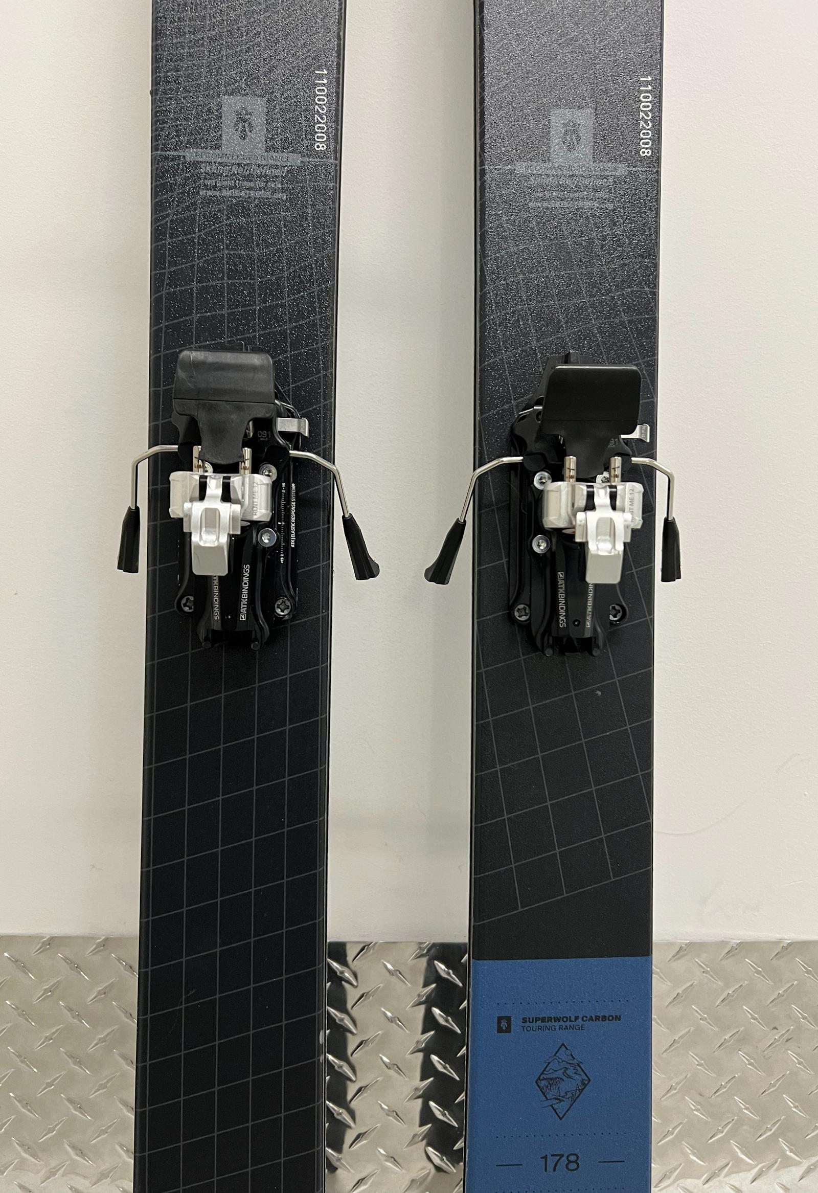 MAJESTY Superwolf Carbon 178 cm Touring Skis + ATK RentMe 12 Demo | Ge
