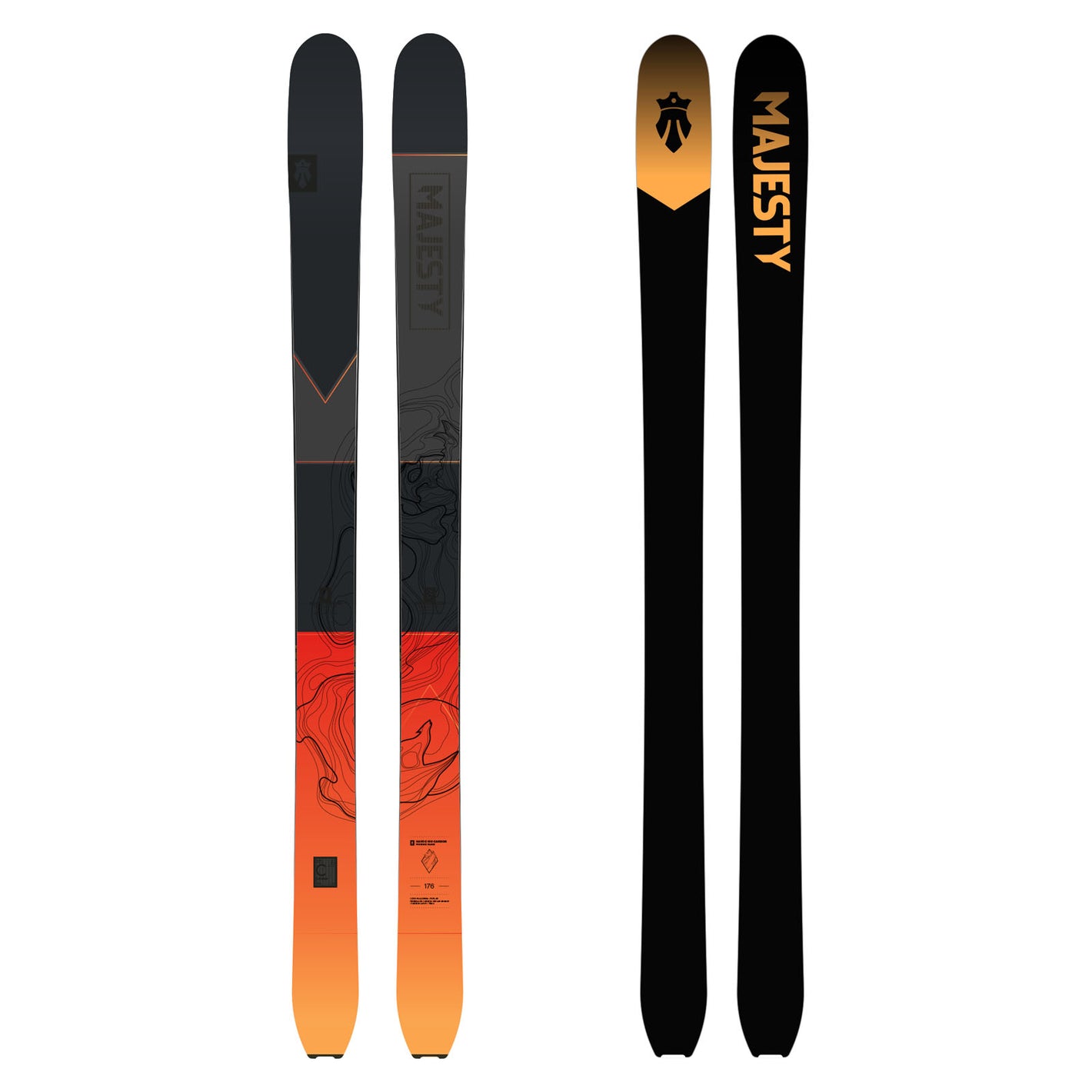 Havoc 100 Carbon - Freeride Touring Skis | 100 mm - Majesty Skis | USA