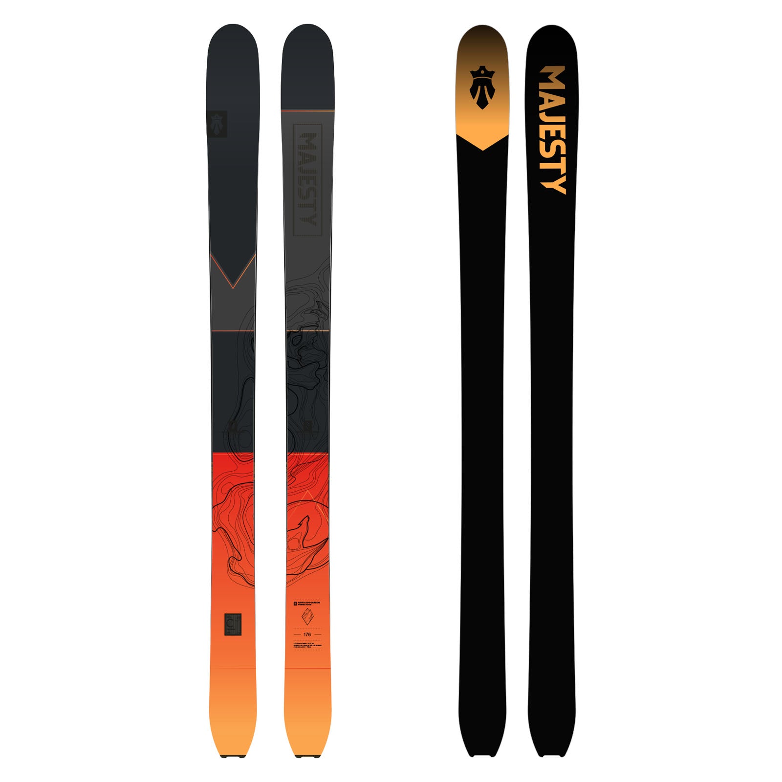 Havoc 100 Carbon - Freeride Touring Skis | 100 mm - Majesty Skis | USA