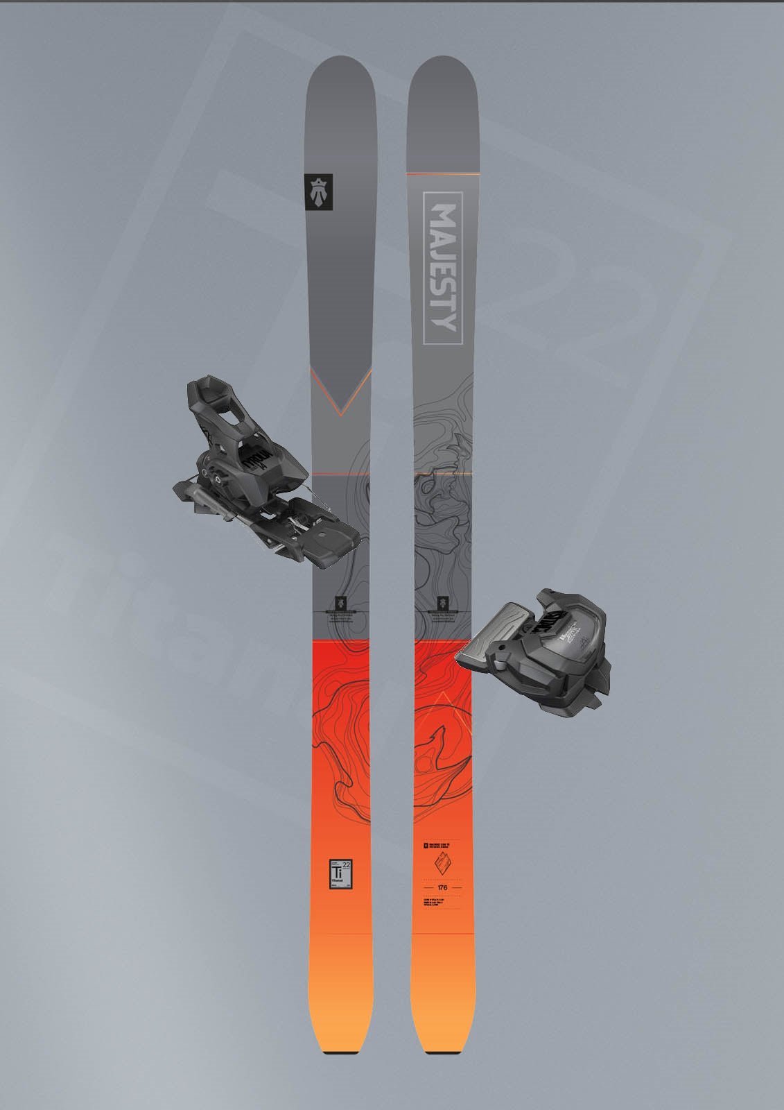 Havoc 100 Ti All-Mountain Freeride Skis | 100 mm + TYROLIA ATTACK 14GW Bindings