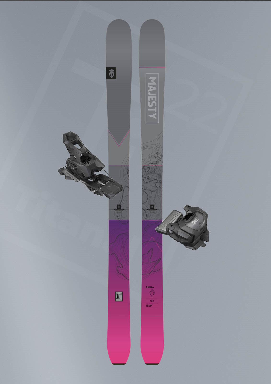 Havoc 110 Ti - Freeride Skis | 110 mm + TYROLIA ATTACK 14GW Bindings