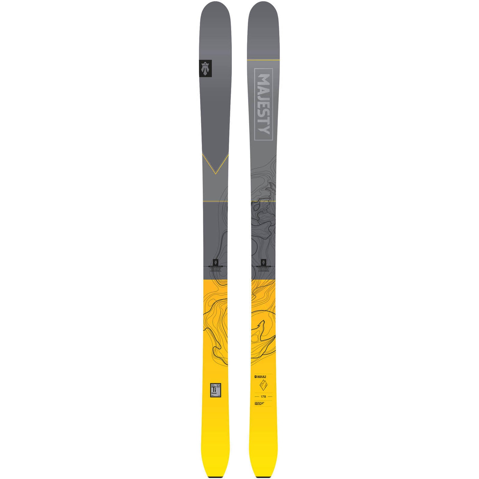 Havoc 90 Ti - All-Mountain Freeride Skis | 90 mm - Majesty Skis | USA