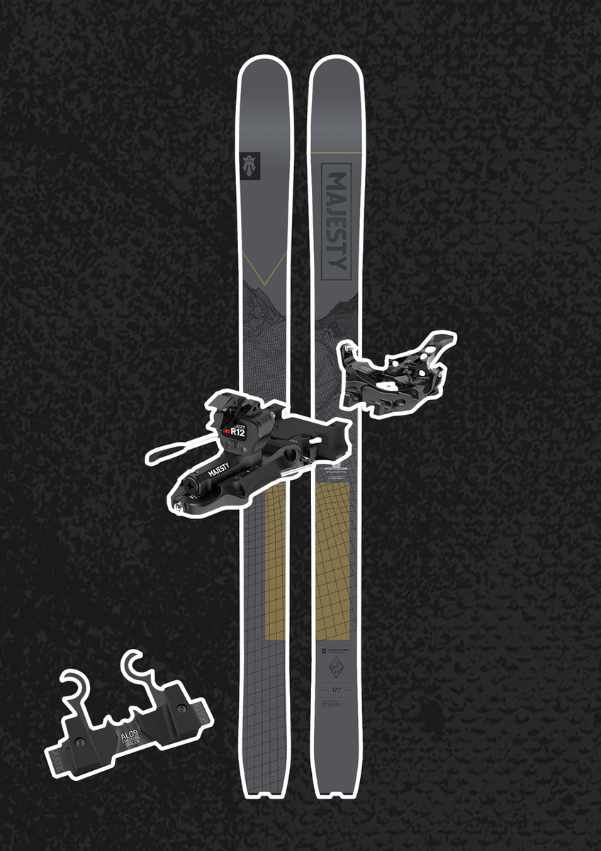 Majesty Supernova Carbon lightweight touring skis MAJESTY SKIS USA