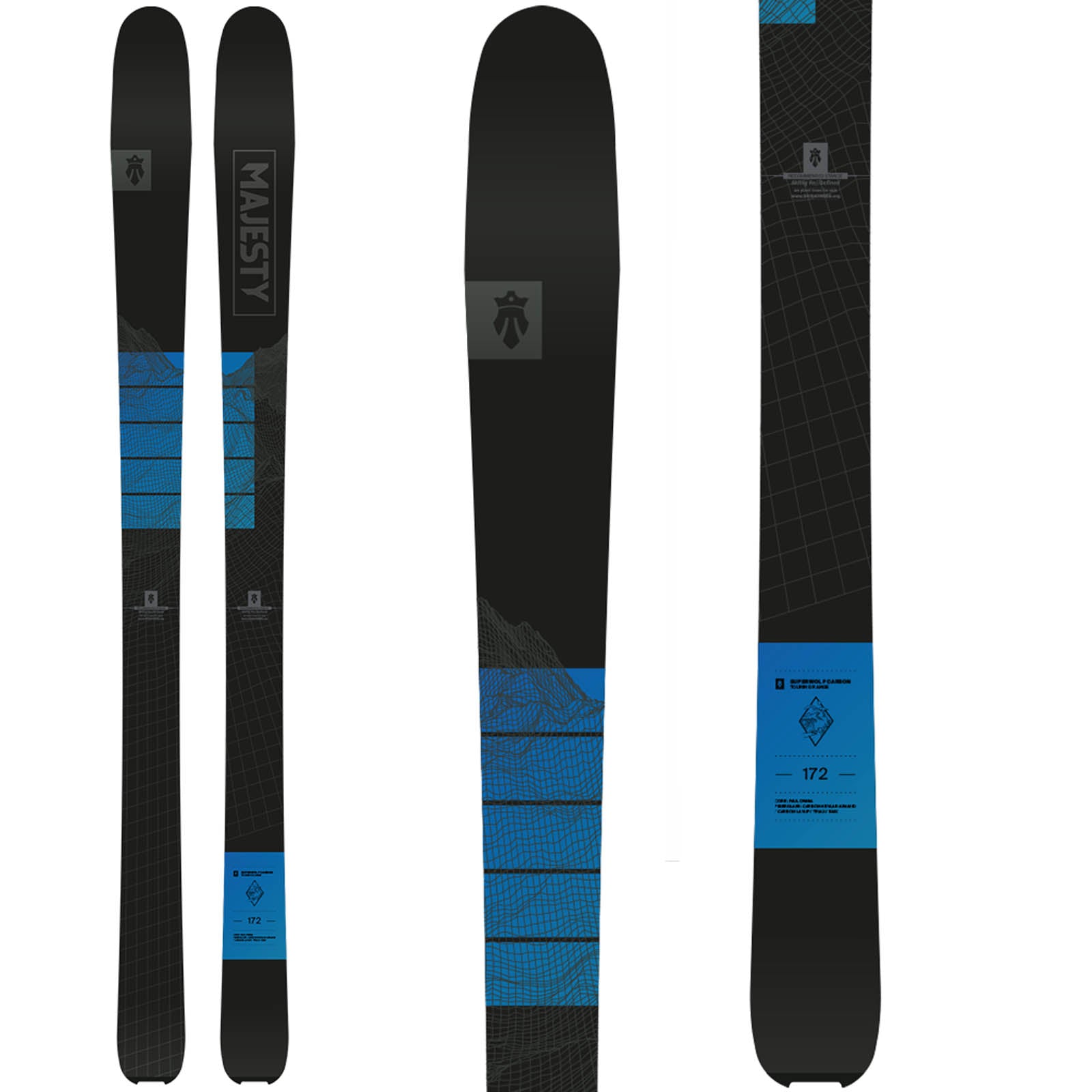 Majesty Superwolf Carbon - ultralight touring skis