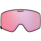 The FORCE-C Cylindrical Snow Goggle: XENON HD Red Garnet + XENON HD Rose Revo - Majesty Skis | USA