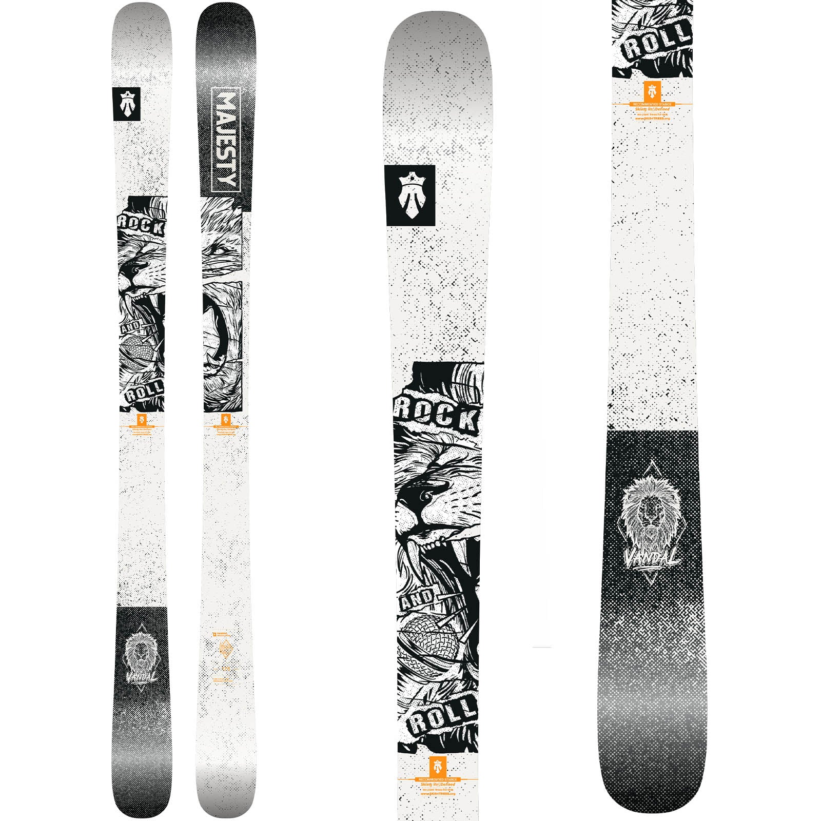 NEW | Vandal - Freestyle Skis | 95 mm - Majesty Skis | USA