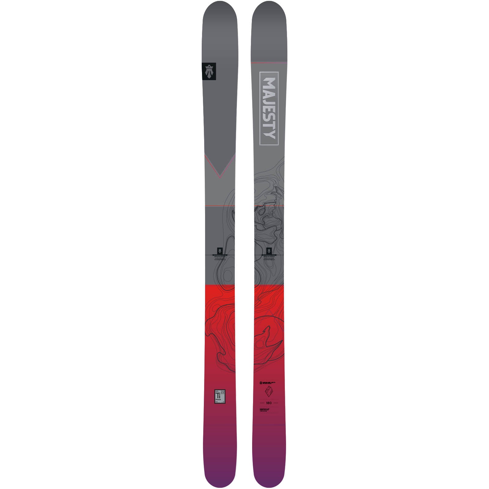 NEW | Vanguard 108 Ti - Backcountry Freeride Skis | 108 mm - Majesty Skis | USA