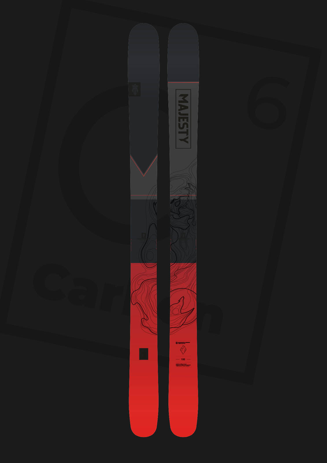 Vanguard Carbon 118 - Backcountry Freeride Skis | 118 mm