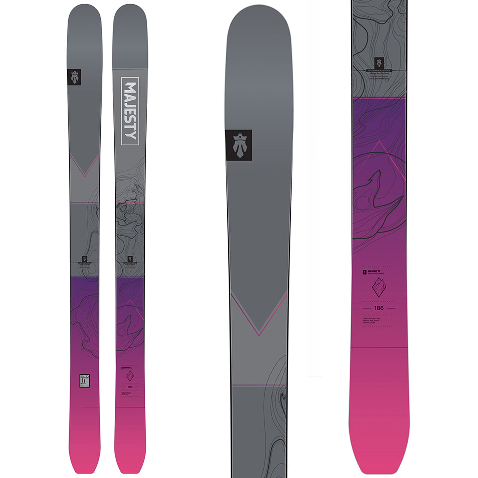 Havoc 110 Ti - Freeride Skis | 110 mm - Majesty Skis | USA