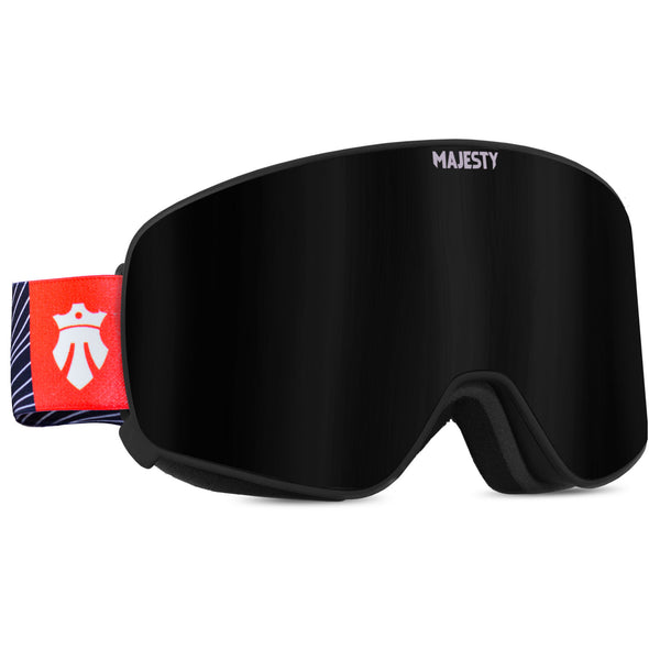The Force C Black Pearl - Cylindrical Magnetic Goggles - Majesty Skis | USA