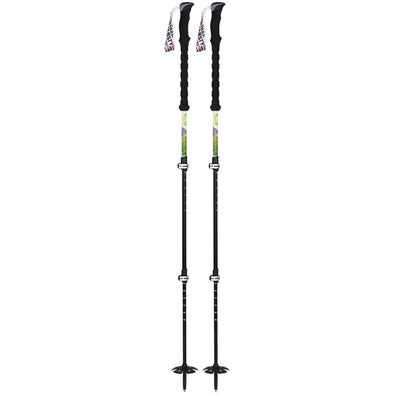 Majesty Scout-3 piece Telescopic Ski Poles with Extended Grip