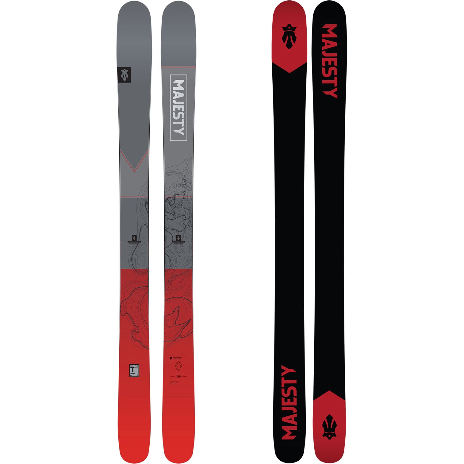 Vanguard 118 Ti - Backcountry Freeride Skis | 118 mm - Majesty Skis | USA