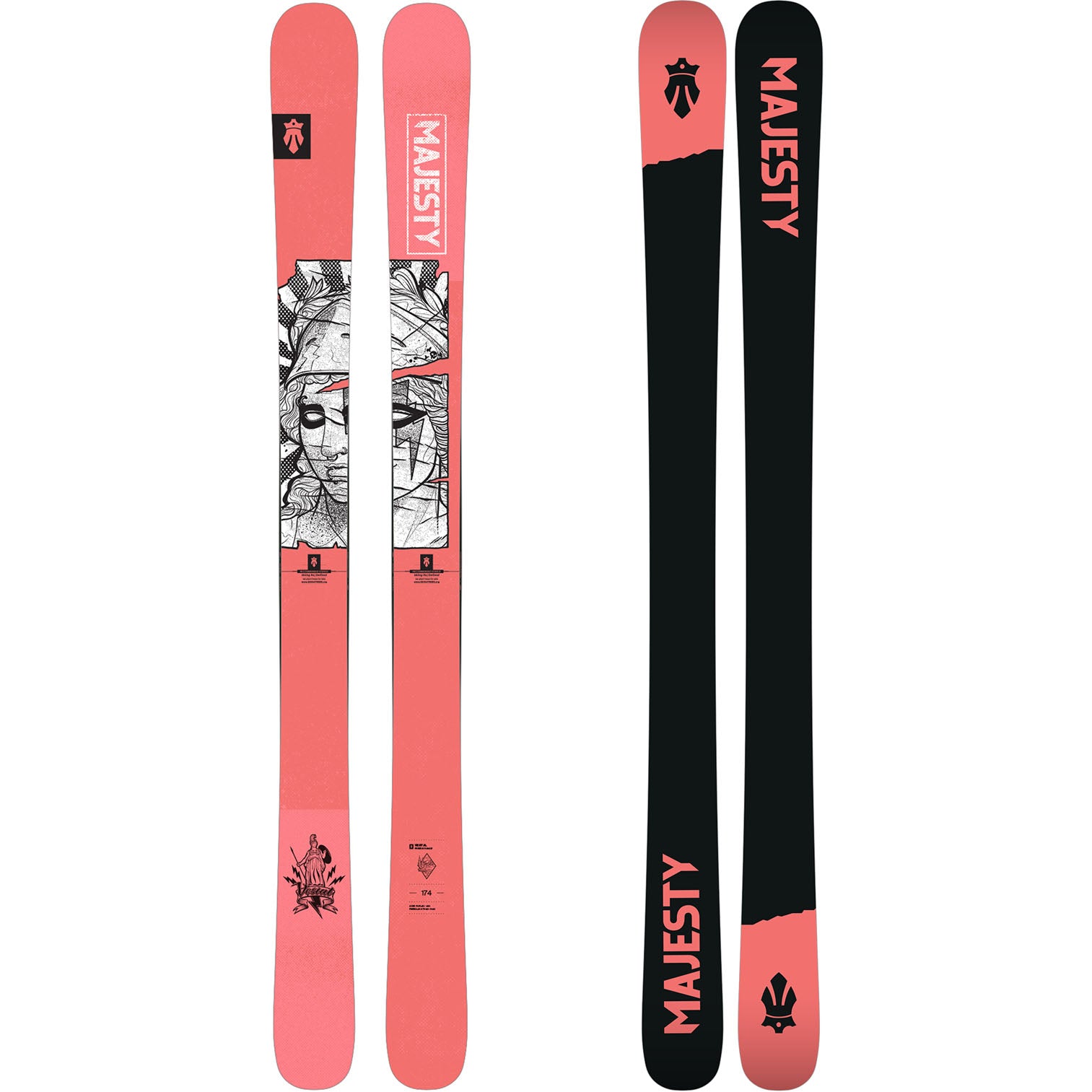 Vestal (W) - All-Mountain Freestyle Skis | 105 mm - Majesty Skis | USA